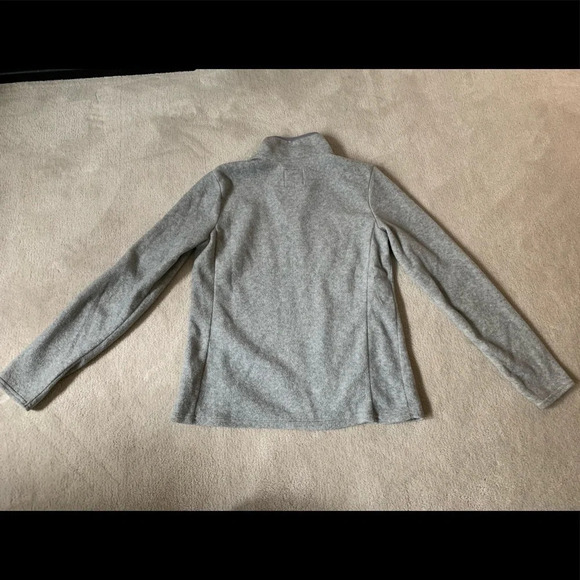 Like NEW Old Navy 1/4 zip jacket pull over fleece gray color size small - Picture 3 of 10